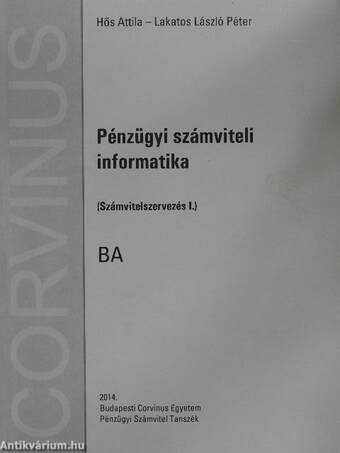 Pénzügyi számviteli informatika