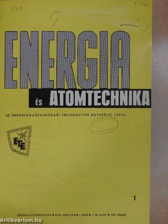 Energia és atomtechnika 1976. január-december