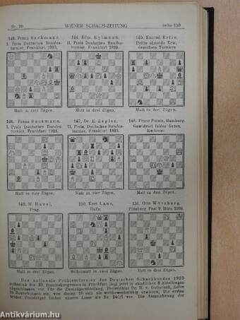 Wiener Schach-zeitung 1924. jänner-dezember