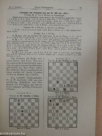 Wiener Schachzeitung 1904. januar-dezember