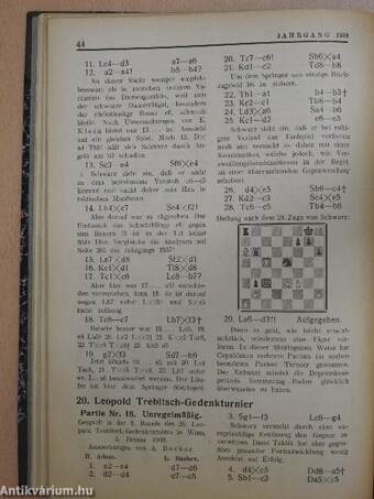 Wiener Schach-Zeitung 1938. (nem teljes évfolyam)