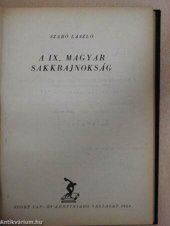 A VII. magyar sakkbajnokság/A VIII. magyar sakkbajnokság/A IX. magyar sakkbajnokság/A X. magyar sakkbajnokság