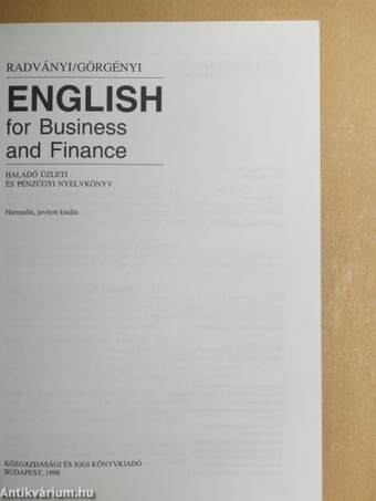 English for Business and Finance