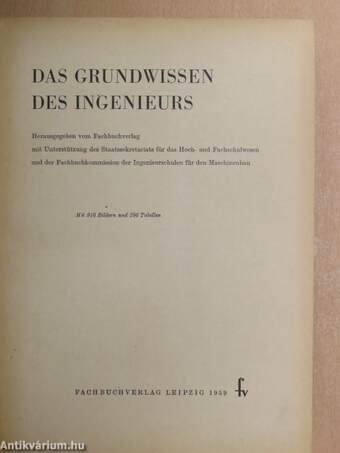 Das Grundwissen des Ingenieurs