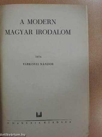 A modern magyar irodalom