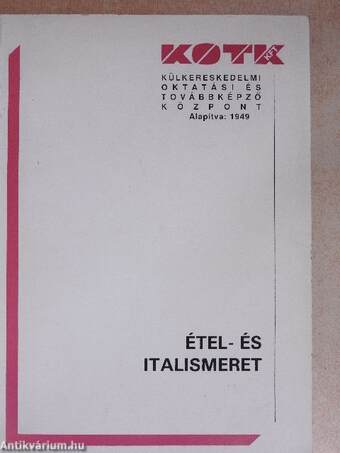 Étel- és italismeret