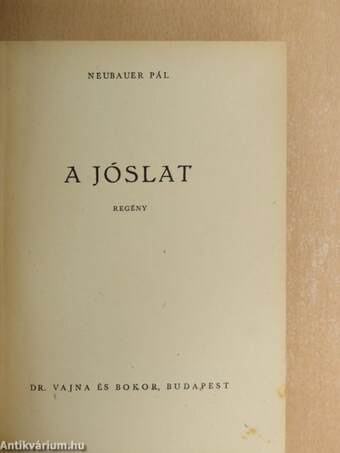 A jóslat