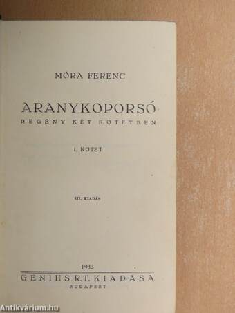 Aranykoporsó I-II.