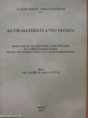 Az újrakezdés és a vég tavasza