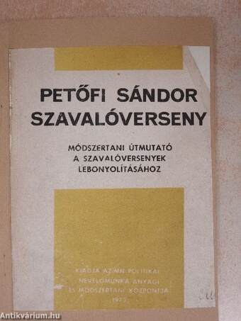 Petőfi Sándor szavalóverseny