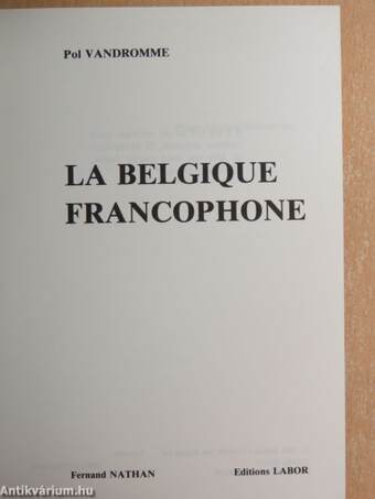 La Belgique francophone