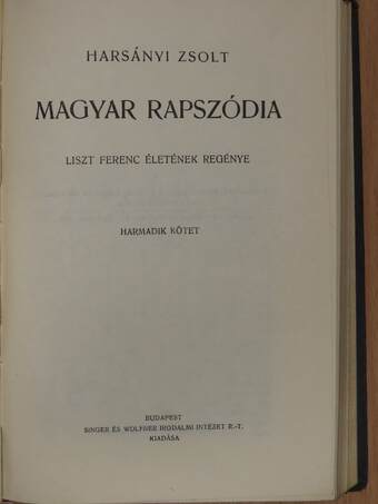 Magyar rapszódia I-IV.