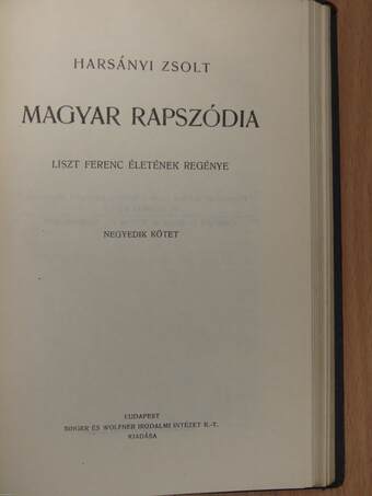 Magyar rapszódia I-IV.