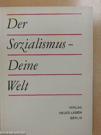 Der Sozialismus - Deine Welt