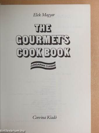 The Gourmet's Cook Book