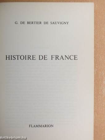 Histoire de France