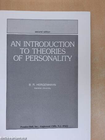 An Introduction To Theories Of Personality