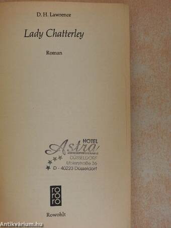 Lady Chatterley