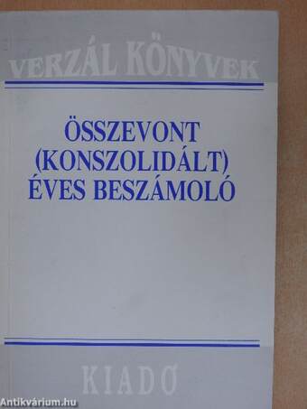 Összevont (konszolidált) éves beszámoló