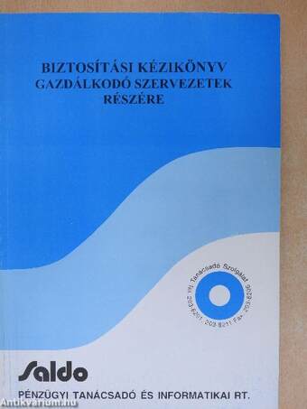 Biztosítási kézikönyv gazdálkodó szervezetek részére