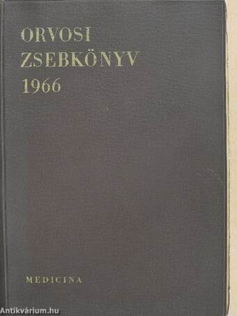 Orvosi zsebkönyv 1966