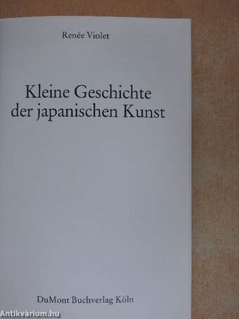 Kleine Geschichte der japanischen Kunst