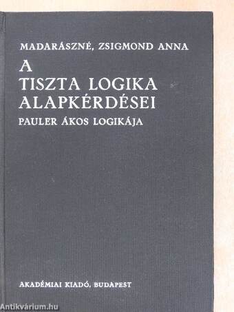 A tiszta logika alapkérdései