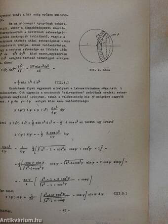 Neutrongáz törvényszerűségei III.