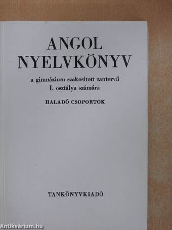 Angol nyelvkönyv I.