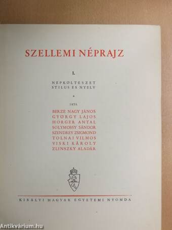 A magyarság néprajza III.