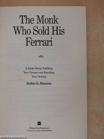 The Monk Who Sold His Ferrari