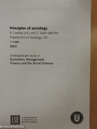 Principles of sociology