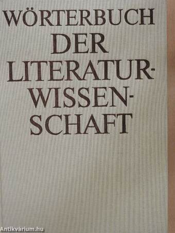 Wörterbuch der Literaturwissenschaft