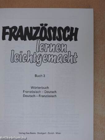 Französisch lernen leichtgemacht 3