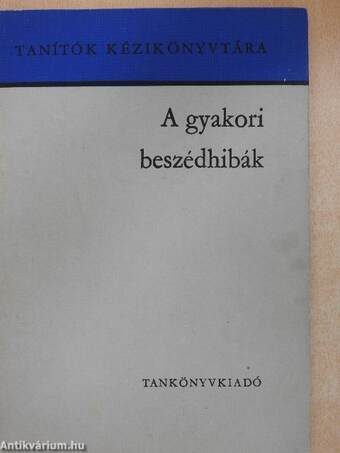 A gyakori beszédhibák