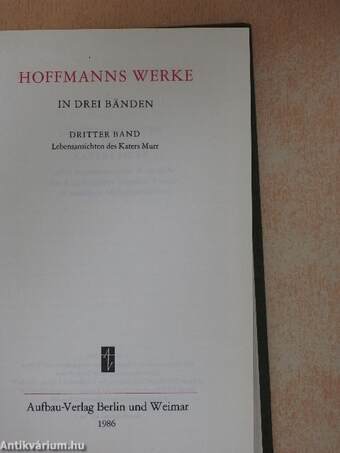 Hoffmanns Werke 3
