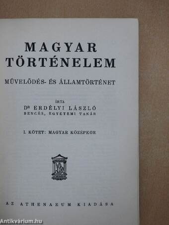 Magyar történelem I-II.