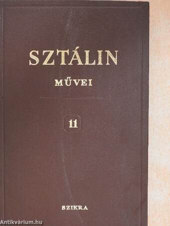 I. V. Sztálin művei 11.