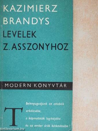 Levelek Z. asszonyhoz