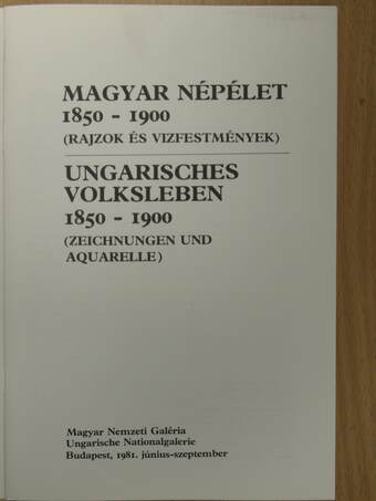 Magyar népélet 1850-1900