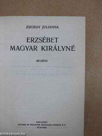 Erzsébet magyar királyné