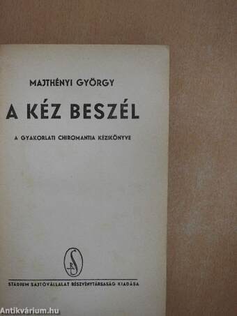 A kéz beszél