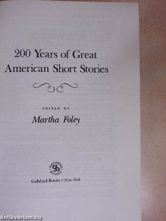 200 Years of Great American Short Stories