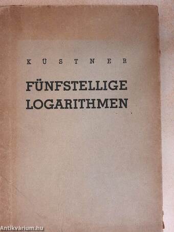 Fünfstellige Logarithmen