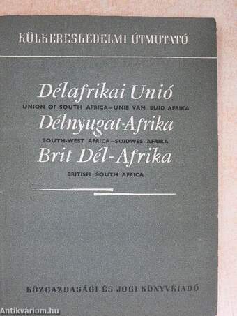 Délafrikai Unió/Délnyugat-Afrika/Brit Dél-Afrika