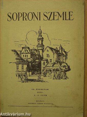 Soproni Szemle 1955/1-2. szám