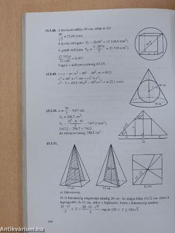 Megoldások az alapvizsgára felkészítő Matematika tankönyvhöz