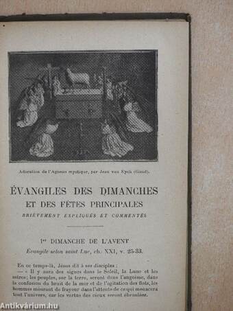 Évangiles des dimanches et des fetes principales