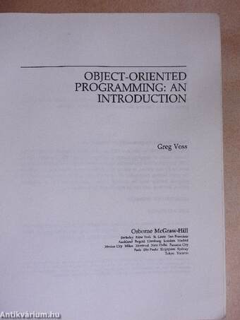 Object-Oriented Programming: An Introduction