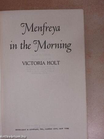 Menfreya in the Morning